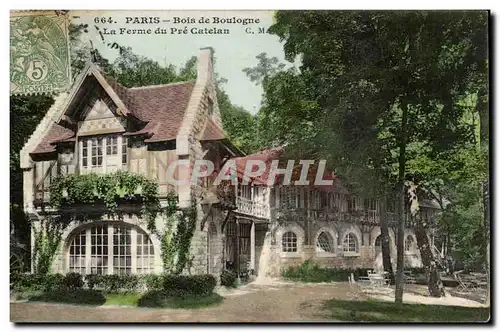 Paris Cartes postales Bois de Boulogne La ferme du Pre Catelan