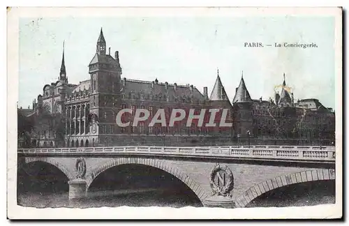 Paris Cartes postales La conciergerie Tribunal de commerce Palais de Justice Conciergerie