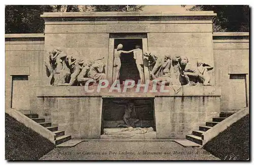 Paris Ansichtskarte AK Cimetiere du Pere Lachaise Le monument aux morts