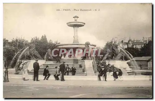 Paris Cartes postales Place Daumesnil (lion lions)