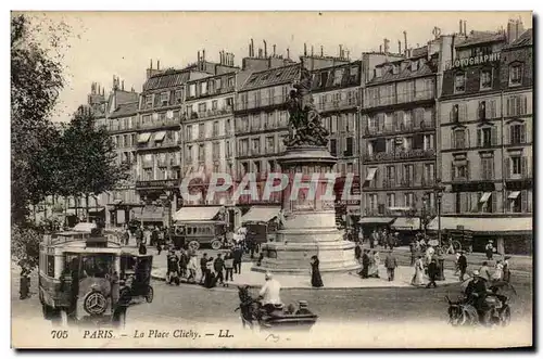 Paris Cartes postales La place Clichy