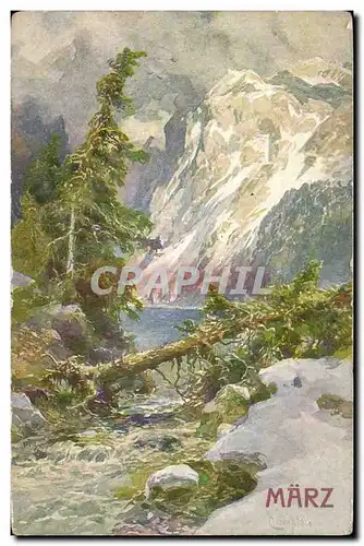 Cartes postales Fantaisie Paysage Marz