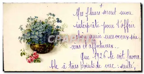 Cartes postales Fantaisie Fleurs