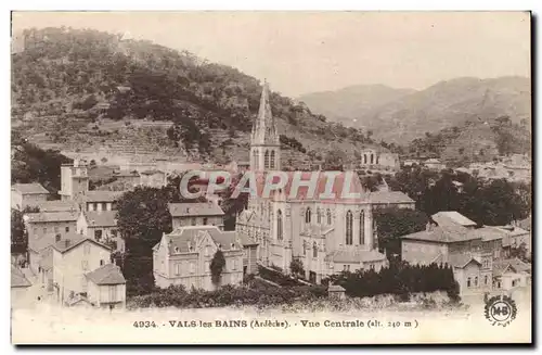 Vals les Bains Cartes postales Vue centrale