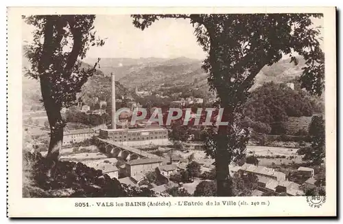 Vals les Bains Cartes postales l&#39entree de la ville