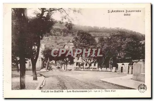 Cartes postales Vals les Bains Les Quinconces Cure d&#39air