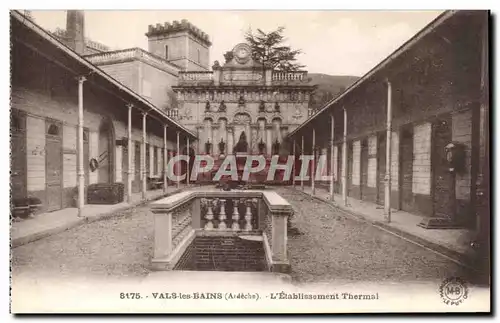 Cartes postales Vals les Bains L&#39etablissement thermal