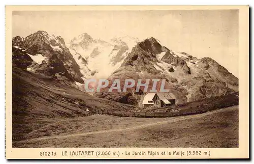 Le Lautaret Cartes postales Le jardin alpin et la Meije