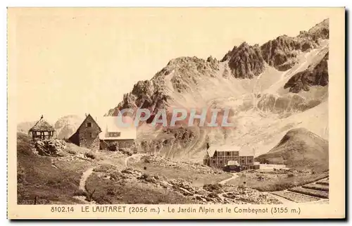 Le Lautaret Cartes postales Le jardin alpin et le Combeynot