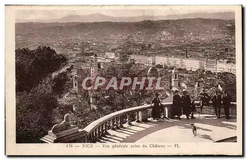 Nice Cartes postales Vue generale prise du chateau