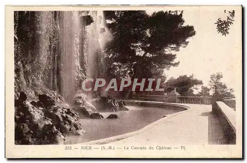 Nice Cartes postales La cascade du chateau