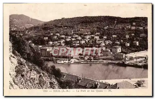 Nice Cartes postales Le port et les quais