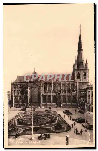 Belgie Belgique liege Ansichtskarte AK CAthedrale Saint Paul