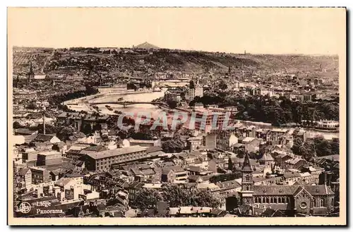 Belgie Belgique liege Ansichtskarte AK Panorama