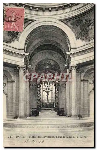 Paris Cartes postales Hotel des Invalides Sous le dome