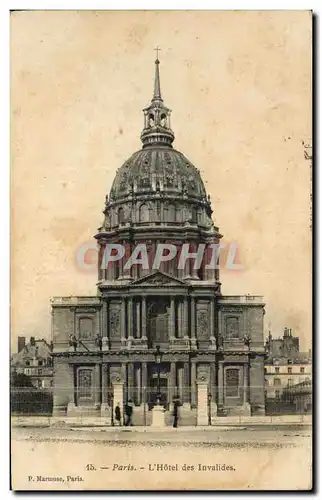 Paris Cartes postales Hotel des Invalides