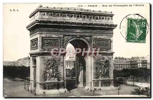 Paris Cartes postales Arc de Triomphe de l&#39Etoile