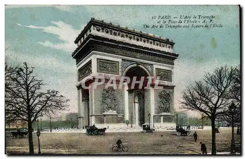 Paris Cartes postales Arc de Triomphe de l&#39Etoile