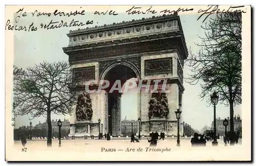 Paris Cartes postales Arc de Triomphe de l&#39Etoile