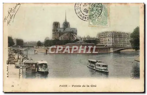 Paris Cartes postales Pointe de la Cite