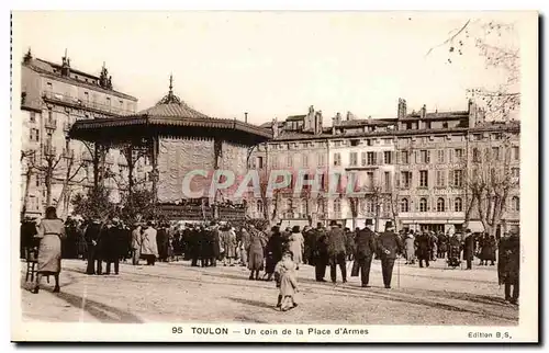 Toulon - Un Coin de la Place d&#39Armes - Cartes postales