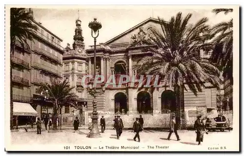 Toulon - Le Theatre Municipal - Ansichtskarte AK