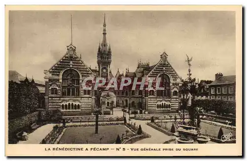 Fecamp - La Benedictine - Vue Generale prise du Square - Cartes postales