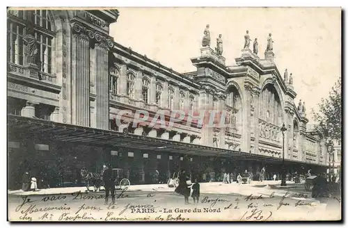 Paris - 10 - La Gare du Nord - Caleche - Enfant - Cartes postales