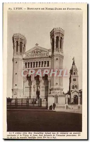 Lyon - Basilique de Notre Dame de Fourviere - Cartes postales