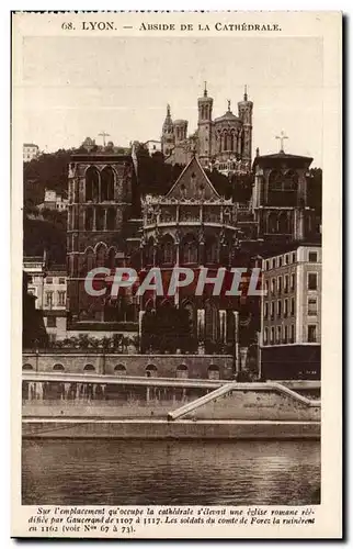 Lyon - Abside de la Cathedrale - Ansichtskarte AK