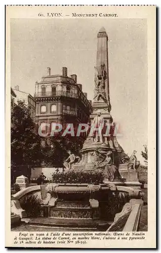 Lyon - Monument Carnot - Cartes postales