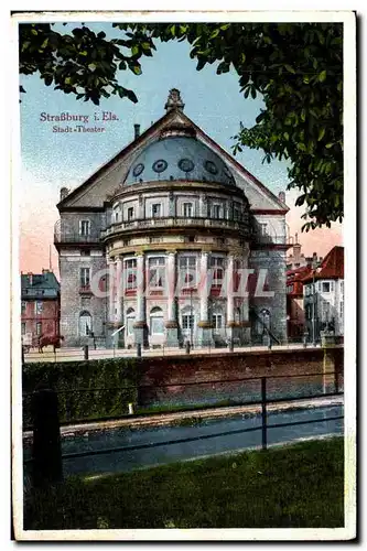 Strasbourg - Strassburg - Stadt Theatre Cartes postales