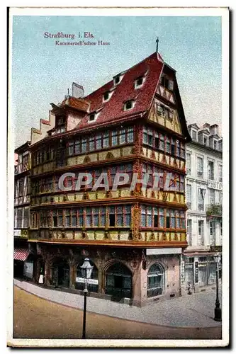 Strasbourg - Strassburg - Kammerzellisches Haus Cartes postales