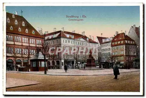 Strasbourg - Strassburg - Gutenbergplatz Cartes postales