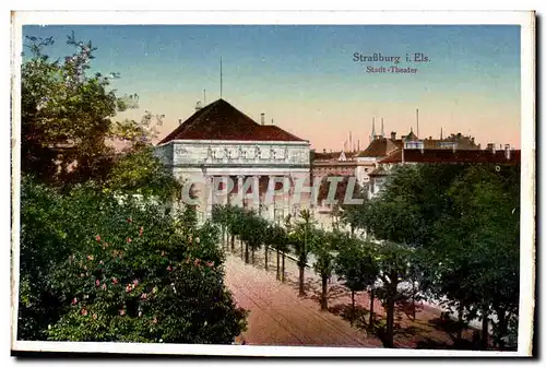 Strasbourg - Strassburg - Stadt Theatre Cartes postales