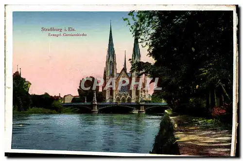 Strasbourg - Strassburg - Garnisonkirsche Cartes postales