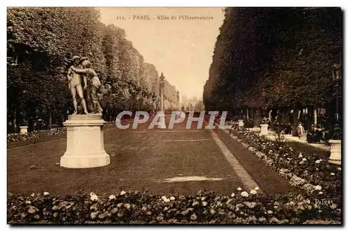 Paris - 14 - Allee de l&#39Observatoire - Cartes postales