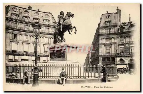 Paris - 1 - Place des Victoires - Ansichtskarte AK