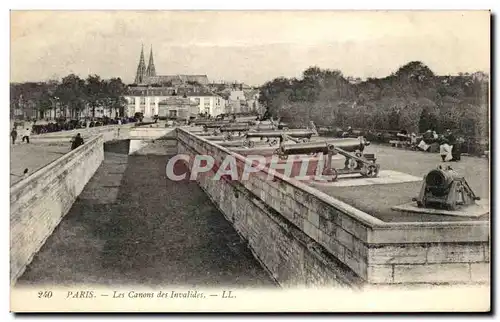 Paris - 7 - Les Canons des Invalides - Cartes postales