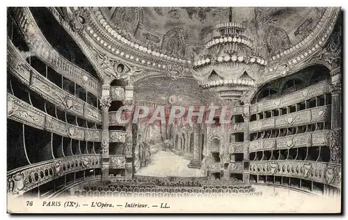 Paris - 9 - L&#39Opera - Interieur - Cartes postales