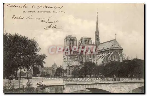 Paris - 4 - Notre Dame - Cartes postales