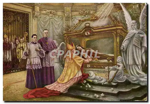 Cartes postales Fantaisie Devant la chasseSte Therese de l'enfant Jesus le 30 septembre 1925 Le cardinla Vico