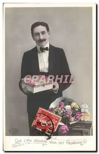 Cartes postales Fantaisie Homme