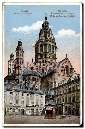 Mainz Cartes postales Dom vom Leichplatz