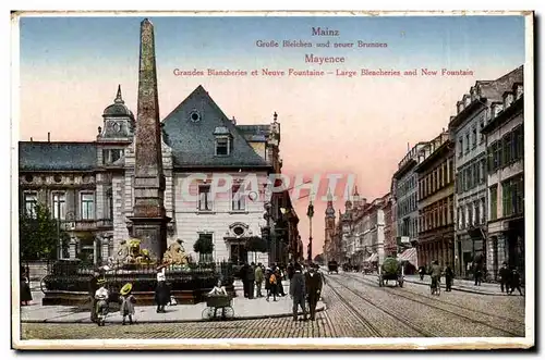 Mainz Cartes postales Grosse Blecihen und neuer Brunnen