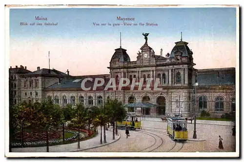 Mainz Cartes postales Vue sur la gare