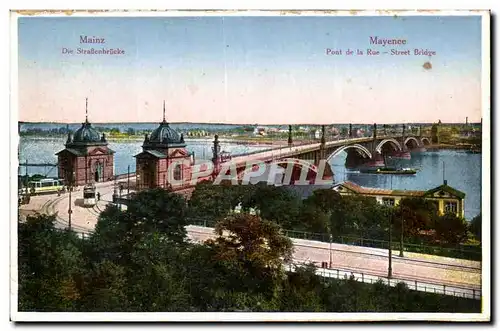 Mainz Cartes postales Pont de la rue