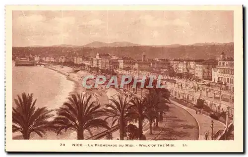 Cartes postales Nice La promenade du midi