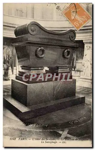 Paris Ansichtskarte AK Hotel des Invalides le tombeau de Napoleon Le sarcophage