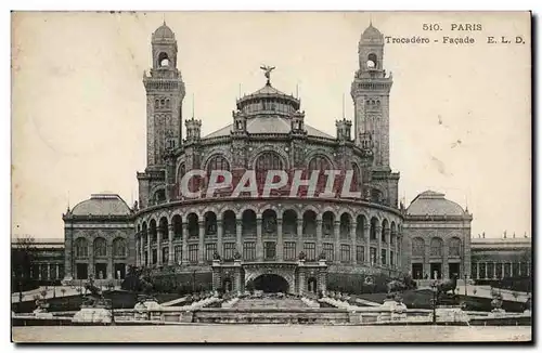 Paris Cartes postales Trocadero Facade